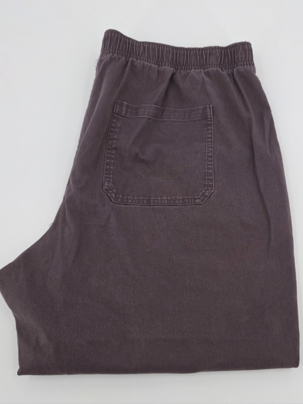 Old Navy High Rise Pulla Pants 2X Plum Pull On Elastic Waist